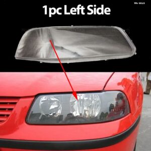 車用 ヘッドライト カバー ランプシェード ヘッドランプ クリアレンズ カバー ブライトシェルカバー フォルクスワーゲン VW GOL G3 SAVEIRO POINTER - 1pc Left Side
