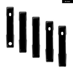 ドアハンドル カバー 5個 フォード ブロンコ 2021-2024 サイドドア テールゲートハンドル ABS プラスチック プロテクター ブラック スマートホール付き - black