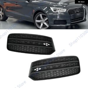 車用 フォグランプ フレーム カバー フェンダー アウディ A1 2016 - 19 ハニカムシェイプ フォグランプ カバー ベゼル 自動車アクセサリー - 1PC Left