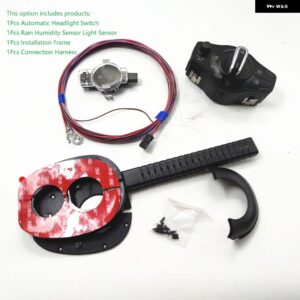 OEM クローム オート ヘッドライト フォグランプ スイッチ レインセンサー アウディ S4 A4 B7 B8 Q5 A5 8K0941531AS 81D955547 8K0 941 531 AS 8U0955559 - Color