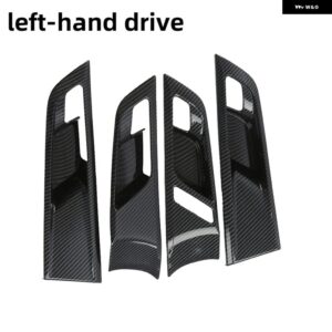 車用インナー ドアハンドル 装飾 フレーム ドアハンドル ボウルカバー MG4 EVMULAN 2022-2024 - Left Driver