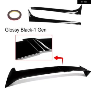 リアルーフサイドウィンドウスポイラー VW GOLF 7 GOLF 7.5 MK7 MK7.5 VII 2015-2020 アクセサリー 自動車 外装 パーツ カー スタイル - glossy black 1 gen2