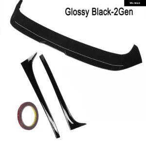 リアルーフサイドウィンドウスポイラー VW GOLF 7 GOLF 7.5 MK7 MK7.5 VII 2015-2020 アクセサリー 自動車 外装 パーツ カー スタイル - glossy black 2 gen3