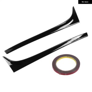 リアルーフサイドウィンドウスポイラー VW GOLF 7 GOLF 7.5 MK7 MK7.5 VII 2015-2020 アクセサリー 自動車 外装 パーツ カー スタイル - glossy black side