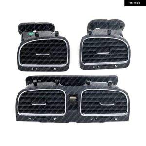 車用 エアコン 吹き出し口センター アームレスト エアベント アセンブリ ベント VW GOLF 6 GTI MK6 2009-2013 5KD 819 703 5KD819704 - 3 PCS