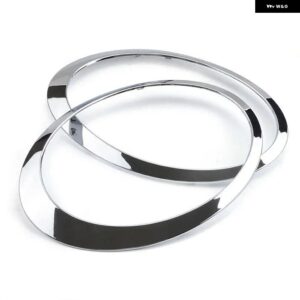 MINI COOPER R55 R56 R57 R58 R59 2007-2015 S ハッチバック クラブマン クーペ コンバーチブル ロードスター ヘッドライト / テールライト トリム リング - Chrome Headlights