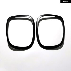 MINI F55 F56 F57 COOPER S JCW ONE 2014-2021 フロント ヘッドライト / リア テールライト サラウンド トリム リング スタイリング ライトデコレーション - Matte Tail Lights