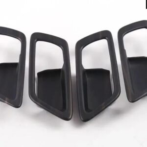 2016 - 19 2021 4個 カーボン ABS 車内ドアシェイクハンドハンドルカーアクセサリー トヨタ C-HR CHR C HR - D