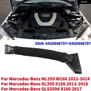 車用エアインテーク パイプ ベンツ X166 W166 GL350 ML350 GLS350D 2012-2017 1個 - Left