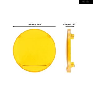 7/9インチ LED ドライビングライト カバー ラウンド アンバー ランプカバー - 7Inch