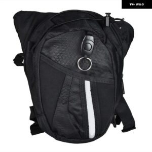 オートバイ バイク バッグ 防水 ウエストパック メンズ ファニー 太もも用 キャンバスベルト アウトドア オートバイ バイク メンズ レッグバッグ パッケージ - D