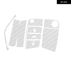 カーボンカラー車キーカバー ステッカー VW フォルクスワーゲン ゴルフ 7 MK7 GTI シュコダ オクタビア A7 A 7 2014 2015 2016 セアト レオン イビサ - Silver