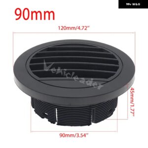 ウォームヒーター パーキング ヒーター 90MM 75MM 60MM 42MM エアベント カーヒーター エア アウトレット 方向性回転可能 WEBASTO トラック カーパーツ - 90mm-2