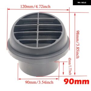 ウォームヒーター パーキング ヒーター 90MM 75MM 60MM 42MM エアベント カーヒーター エア アウトレット 方向性回転可能 WEBASTO トラック カーパーツ - 90mm-1