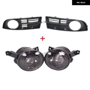 VW トゥーラン 2002-06 カー スタイリング フロント凸レンズ フォグランプ ライト ワイヤー ハーネス フォグ グリル カバー - Light and Grille