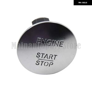 キーレスゴースタートストップ プッシュ ボタン 車 エンジン イグニッション スイッチ2215450714 メルセデス ベンツ W205 W212 W164 W166 W221 - Silver