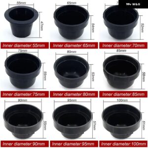 H4 H7 HID LED ヘッドライト ダストカバー シーリングキャップ ゴム 防水 防塵 ヘッドランプ キャップ 55/60/65/70/75/80/85/90 95MM 100MM - Inner Diameter 55mm