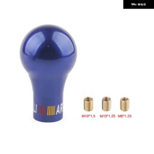 ギア シフト ノブ シビック 三菱 日産 BMW VW マニュアル トランス ミッション シフター レバー ノブ ギア M10X1.5 1.25 M8X1.25 - blue