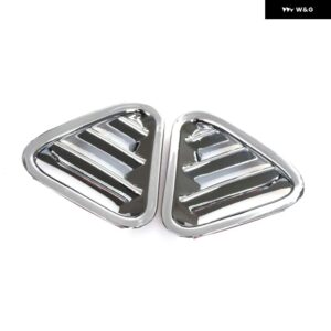 ABSクロームカー スタイリング カバー ガーニッシュディテクター トリム フロント エアコン ベント アウトレット シボレー エクイノックス2017-20 - abs　chrome