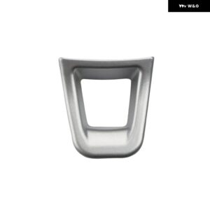 VW ゴルフ 7 ジェッタ MK5 MK6 ポロ パサート B7 B8 T-ROC TROC ABS ステアリングホイール パネル カバー トリム ステッカー アクセサリー - Matte Silver