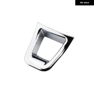 VW ゴルフ 7 ジェッタ MK5 MK6 ポロ パサート B7 B8 T-ROC TROC ABS ステアリングホイール パネル カバー トリム ステッカー アクセサリー - Electroplated silver