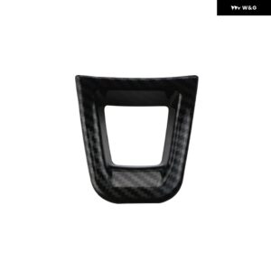 VW ゴルフ 7 ジェッタ MK5 MK6 ポロ パサート B7 B8 T-ROC TROC ABS ステアリングホイール パネル カバー トリム ステッカー アクセサリー - Carbon fibre