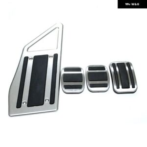 カーレスト ブレーキ アクセル 燃料 ガス ペダル カバー パッド プジョー 3008 5008 GT DS DS 7 クロスバック LHD ペダル パッド マット カバー - MT 4pcs