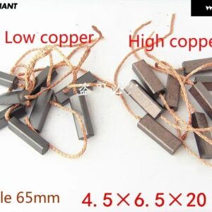AZGIANT 10個 VW SAGITAR POLO MAGOTAN BUICK GL8 REGAL VALEO ジェネレーター レギュレーター カーボンブラシ ブラシ - 10　pcs　low　copper