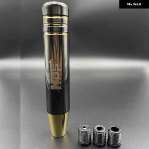 カーアクセサリー スタイル 13CM 18CM アルミ製 車用 ギア シフト ノブ シフター レバー ヘッド 汎用 カー マニュアル トランス ミッション - 18cm