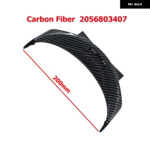 コンソール アームレスト ボタン 中央 収納 ボックス スイッチカバー メルセデス ベンツ W205 W253 C クラス GLC A2056803407 2056803407 - Carbon Fiber-200mm