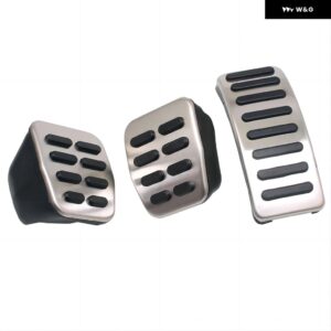 LHD カー パッド フットレスト フォルクスワーゲン ポロ VW ゴルフ 4 ボーラ ビートル RSI GTI R32 アウディ A3 SEAT ステンレス ペダル パッド - MT3PCS