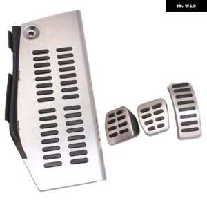 LHD カー パッド フットレスト フォルクスワーゲン ポロ VW ゴルフ 4 ボーラ ビートル RSI GTI R32 アウディ A3 SEAT ステンレス ペダル パッド - MT