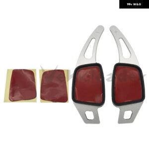 アルミ製 ステアリングホイール シフト パドル シフター アウディ A4 A5 2017 Q7 TTS 2016 2017 TT 2015 2016 2017 拡張アクセサリー - Silver