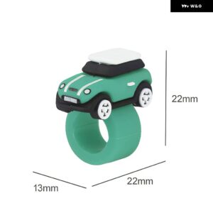 シリコン 汎用 ミニクーパーF55 F56 F60 R55 R56 R60 R61アクセサリー ステッカー 車AC CDノブスタートストップ ボタン リングカバー - G