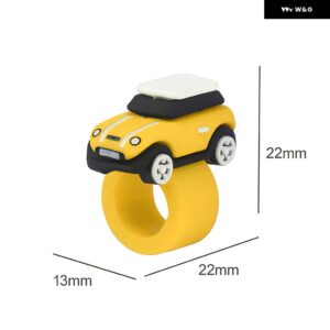 シリコン 汎用 ミニクーパーF55 F56 F60 R55 R56 R60 R61アクセサリー ステッカー 車AC CDノブスタートストップ ボタン リングカバー - H