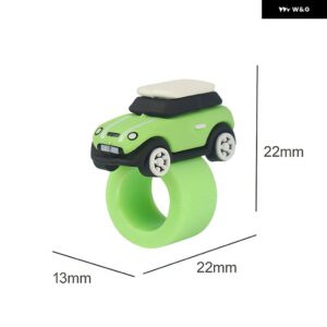 シリコン 汎用 ミニクーパーF55 F56 F60 R55 R56 R60 R61アクセサリー ステッカー 車AC CDノブスタートストップ ボタン リングカバー - K