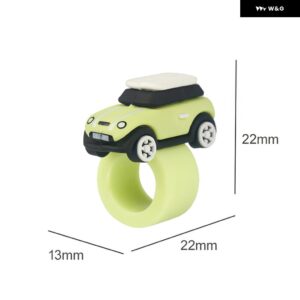 シリコン 汎用 ミニクーパーF55 F56 F60 R55 R56 R60 R61アクセサリー ステッカー 車AC CDノブスタートストップ ボタン リングカバー - E