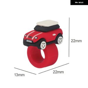 シリコン 汎用 ミニクーパーF55 F56 F60 R55 R56 R60 R61アクセサリー ステッカー 車AC CDノブスタートストップ ボタン リングカバー - A