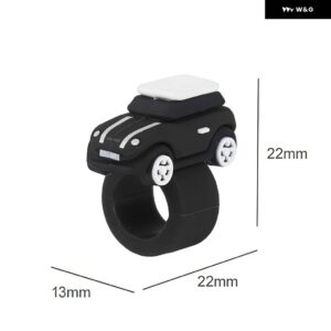 シリコン 汎用 ミニクーパーF55 F56 F60 R55 R56 R60 R61アクセサリー ステッカー 車AC CDノブスタートストップ ボタン リングカバー - C