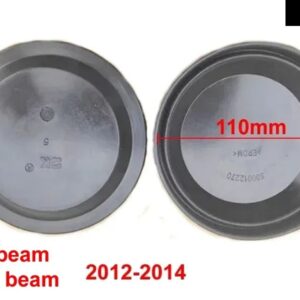 シュコダ ファビア ヘッドライト ダストカバー シーリング ゴム 防水 防塵 蓋キャップ 110MM 2009-2011 2012-2014 - 1pcs 110mm