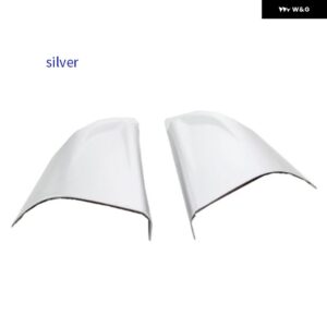 シボレー クルーズ セダン ハッチバック 2009 - 2015 トラック ス クロームアクセサリー カー ステアリングホイール カバー トリム ステッカー - Silver