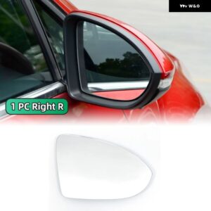 VW ゴルフ 7 MK7 MK7.5 2012 - 2021 左右ドアサイドウィングミラー ガラス凸型リアビューバックビュー接着剤交換 - 1PC Right