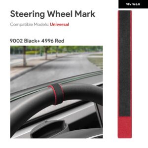 BMW 1 2 3 4 5 7 X1 X2 X3 X5 X6 F10 F20 F30 E60 E90 G20 G01 車用 ステアリングホイール トップマーカー イタリアンプレミアムスエードアクセサリー - 9002-4996