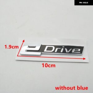 EDRIVEエンブレム 車サイドフェンダー ステッカー リアテールレターバッジ トランク ロゴ X1 X3 X5 X6 X7 I8 I3 E DRIVE - Small one