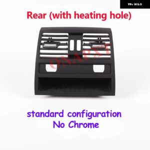 LHD リア/左/右/中央 エアコン グリル ACベント アウトレット パネ??ル BMW 5シリーズ F10 F11 F18 520I 523I 525I 528I 535I - rear with hole NO C