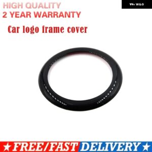 BMW 1シリーズ M135I M140I F20 F21 トランク ドア 装飾 車ロゴ フレーム カバー 車リアバッジロゴエンブレムリング トリム 装飾 - Gloss　Black