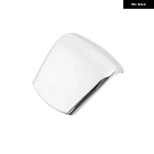 ABSカー スタイリング ハンドブレーキカバー プジョー 2008 2014-2019ハンドブレーキデコレーション トリム ステッカー アクセサリー - abs　silver