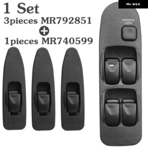 MR740599 MR792851 電動ウィンドウスイッチリフター 三菱 カリスマ 1995-2006 三菱 スペーススター MR 740 599 - 1SET 4PCS