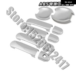 ABSクローム ドアハンドル ボウル ドアハンドル カバー トリム カー スタイリング 日産 ヴァーサティーダラティオ2005-2010 - 4