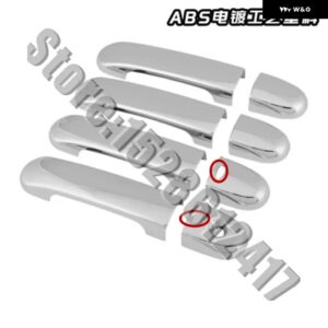 ABSクローム ドアハンドル ボウル ドアハンドル カバー トリム カー スタイリング 日産 ヴァーサティーダラティオ2005-2010 - 3